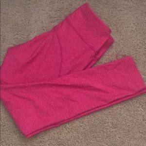 Outdoor voices hot pink 3/4 leggings